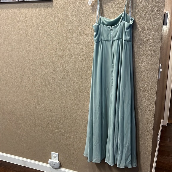 Seaglass green bridesmaid dress, DB Studio, size 6, worn once - Picture 3 of 3